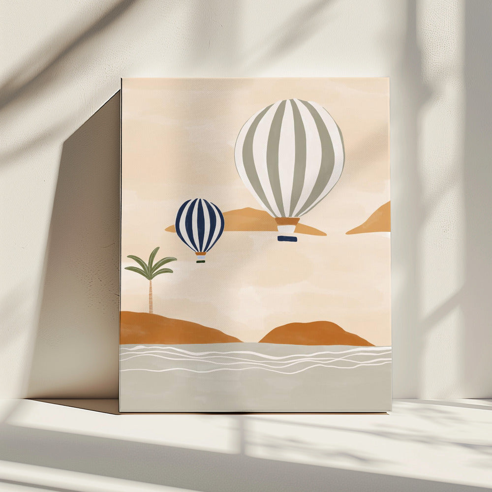Luftballons im Dessert | Leinwand