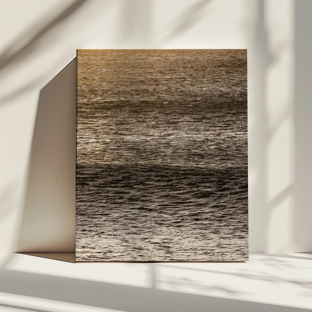 Goldene Flutwellen | Leinwand