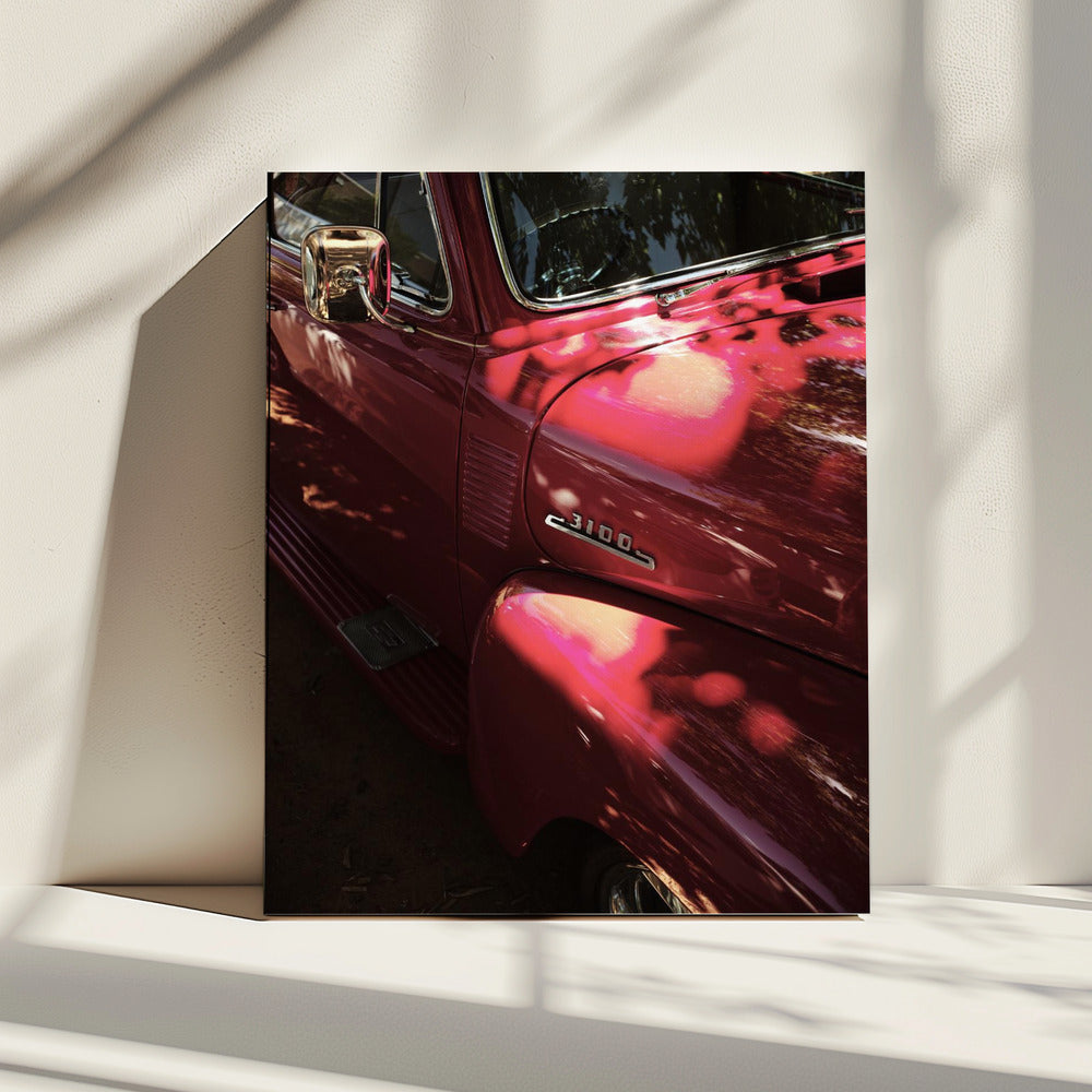 Crimson Classic Ride | Canvas