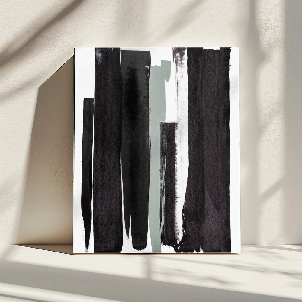 Monochrome Strokes | Canvas