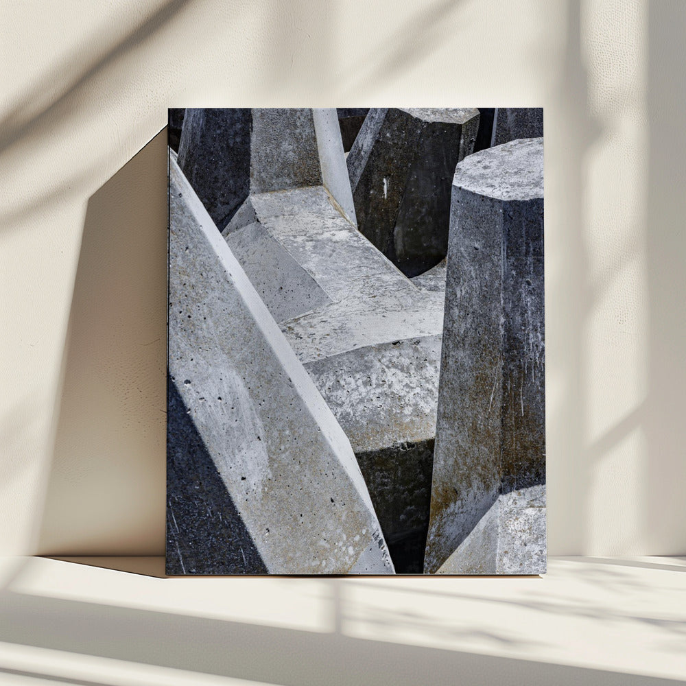 Betonformen Labyrinth | Leinwand