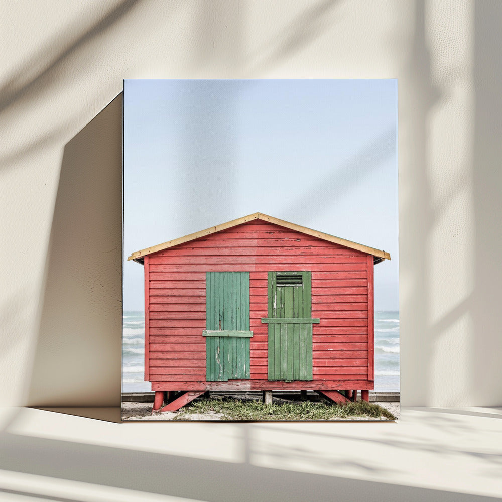 Strandhütte | Leinwand