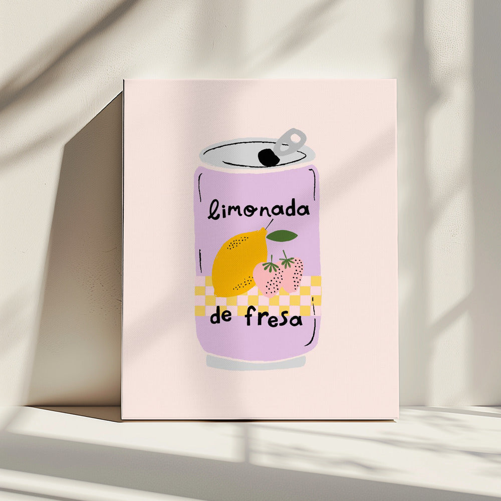 Erdbeerlimonade | Leinwand