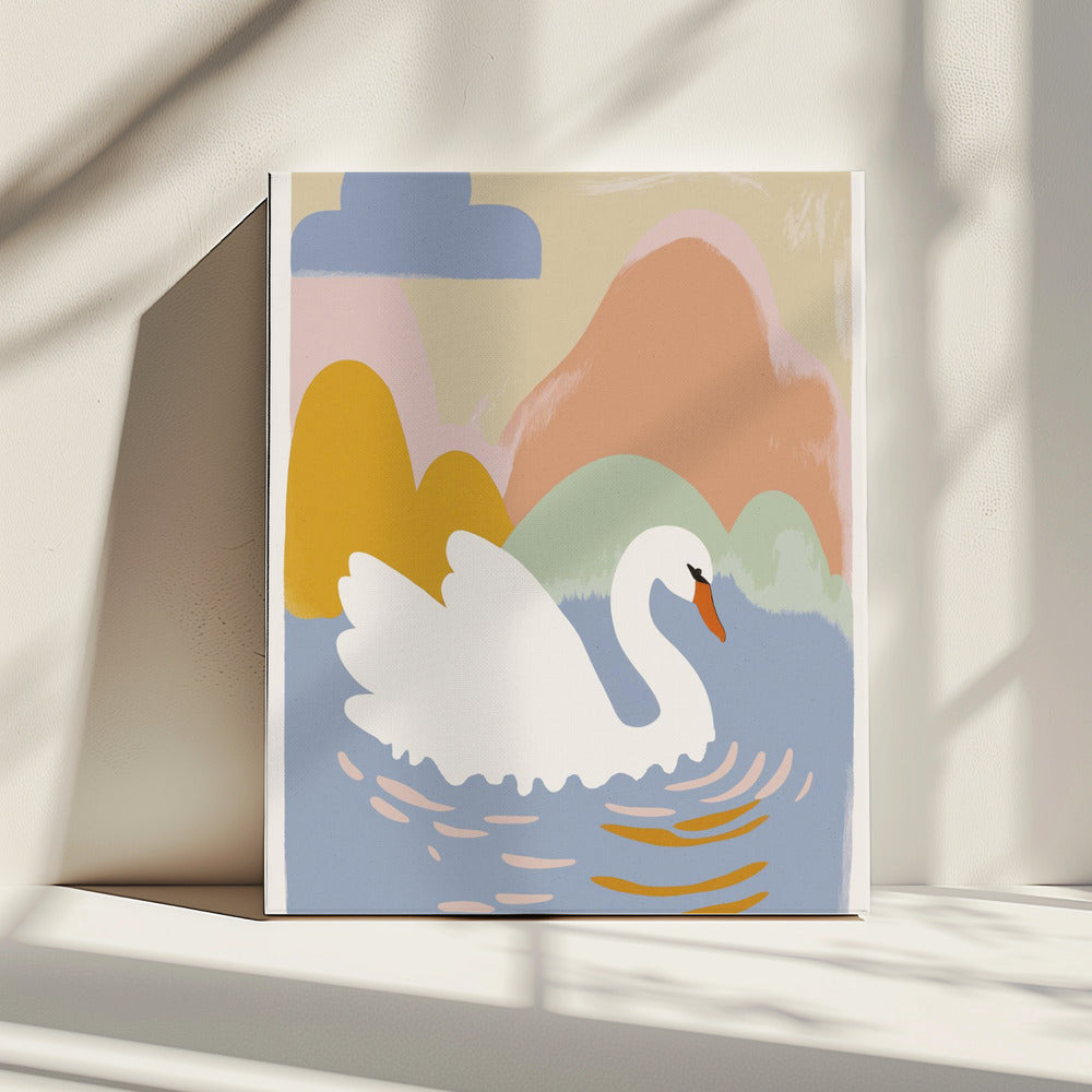 Swan's Dreamscape | Canvas