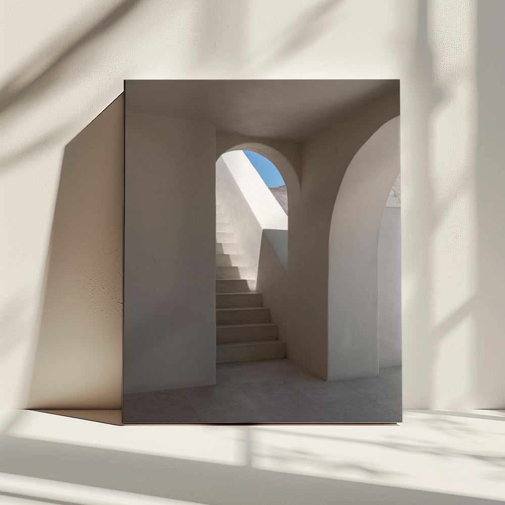 Treppe zum Meerblick | Leinwand