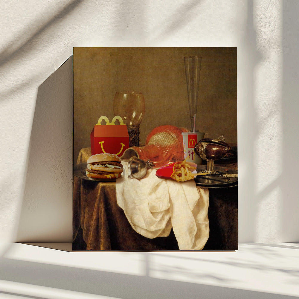 Klassisches Abendessen | Leinwand