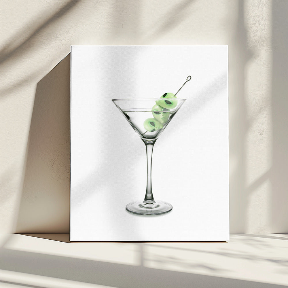 UFO Martini | Leinwand