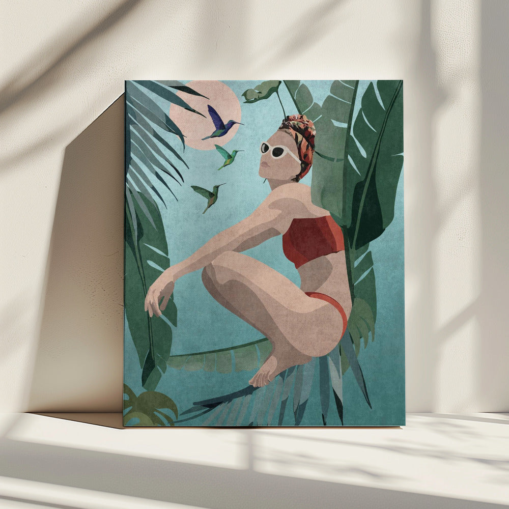 Tropischer Tagtraum | Leinwand