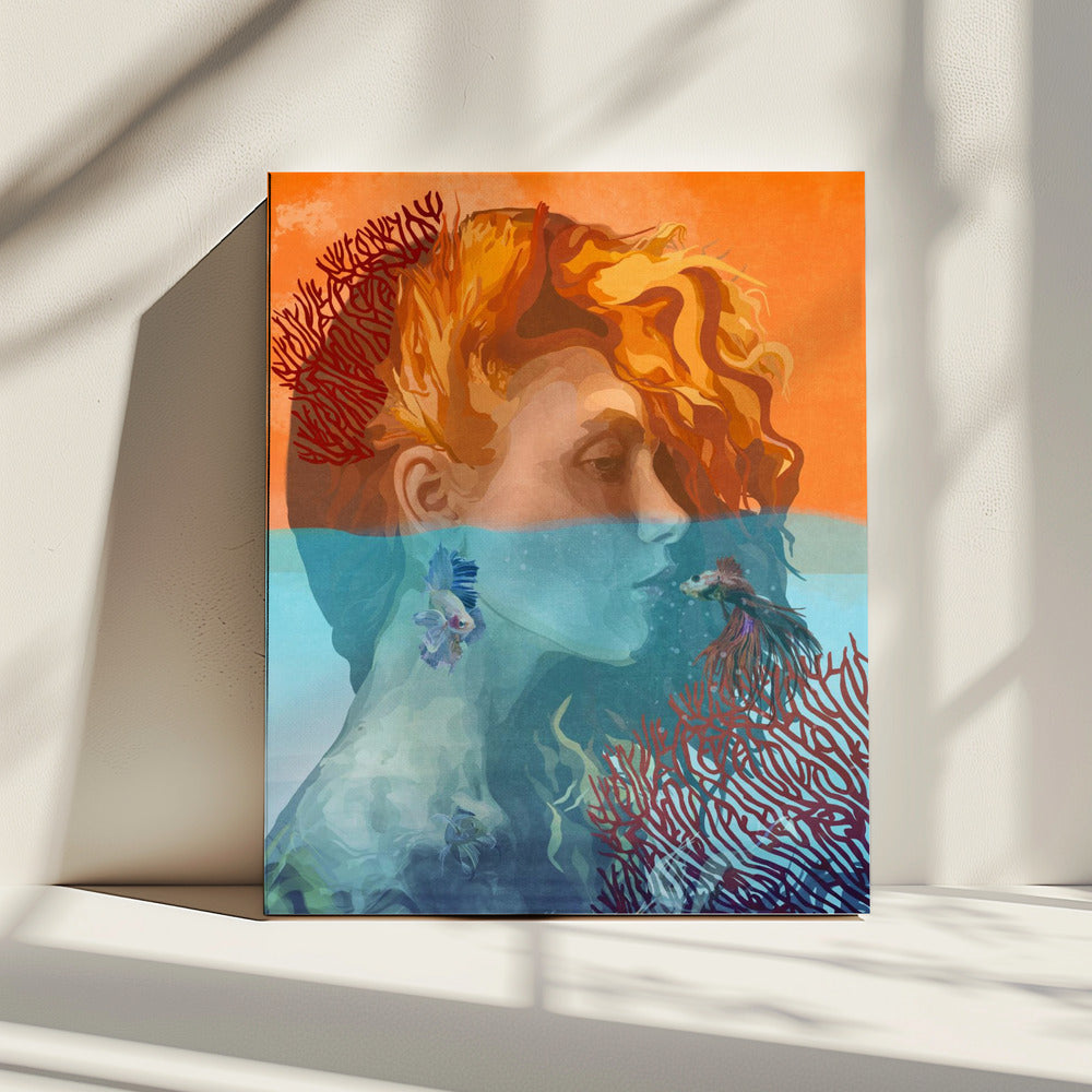 Oceanic Duality | Canvas