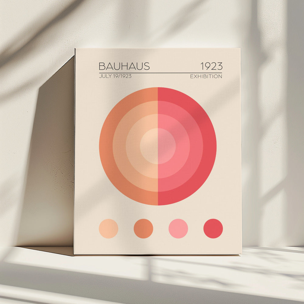 Bauhaus Kreise | Leinwand