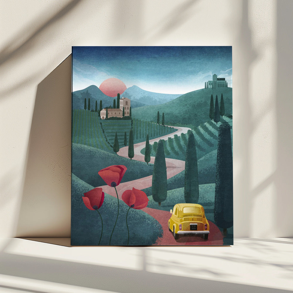 Sonnenuntergangsreise | Leinwand