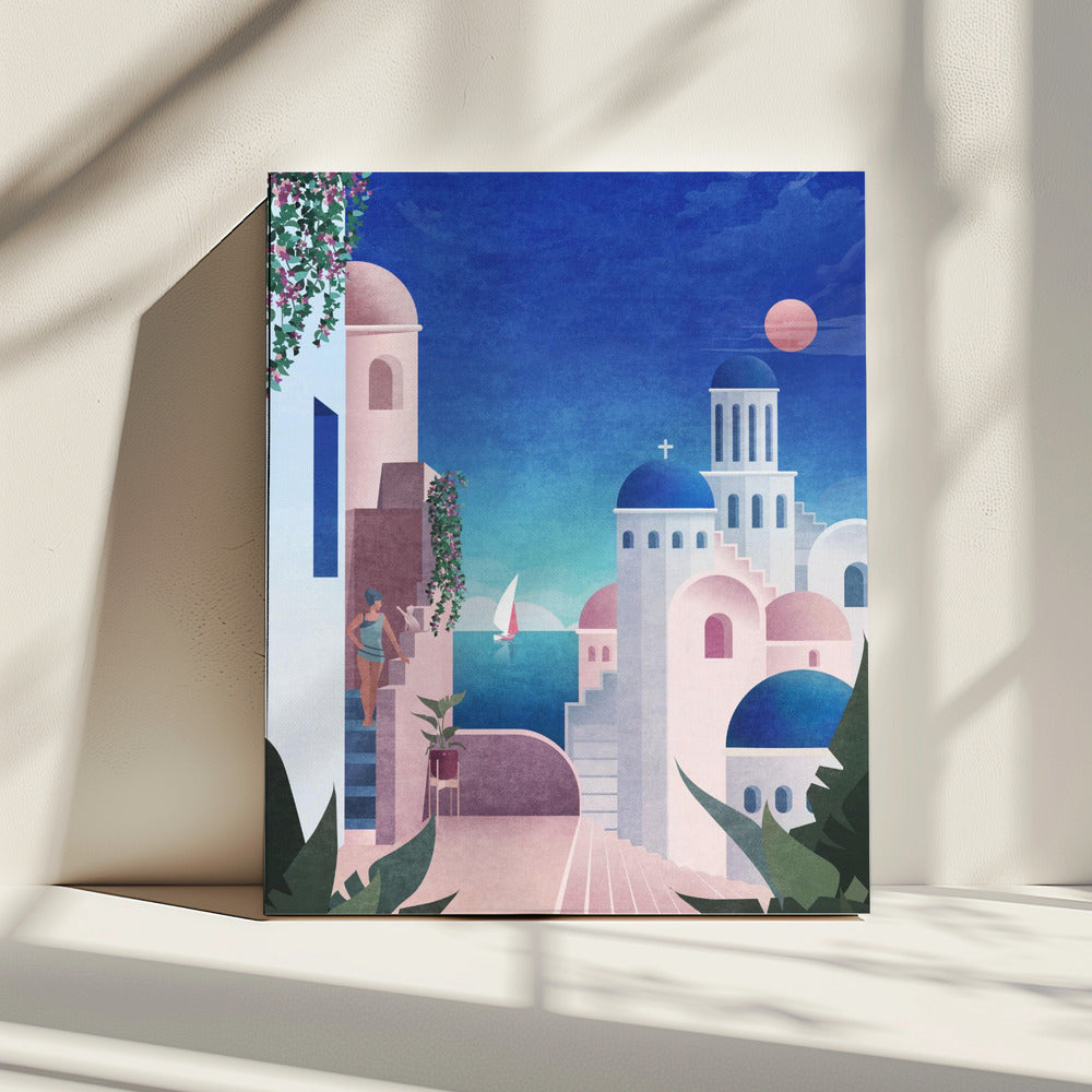 Ägäische Traumlandschaft | Leinwand
