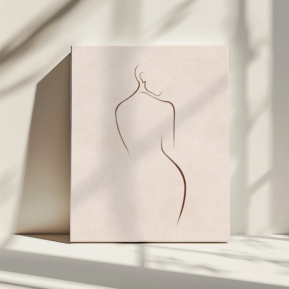 Minimalistische Eleganz | Leinwand