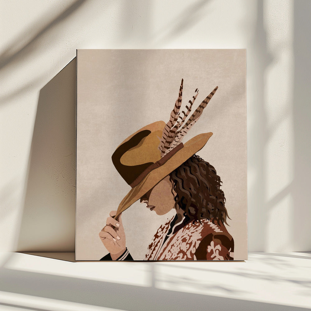Gefiederte Eleganz | Leinwand
