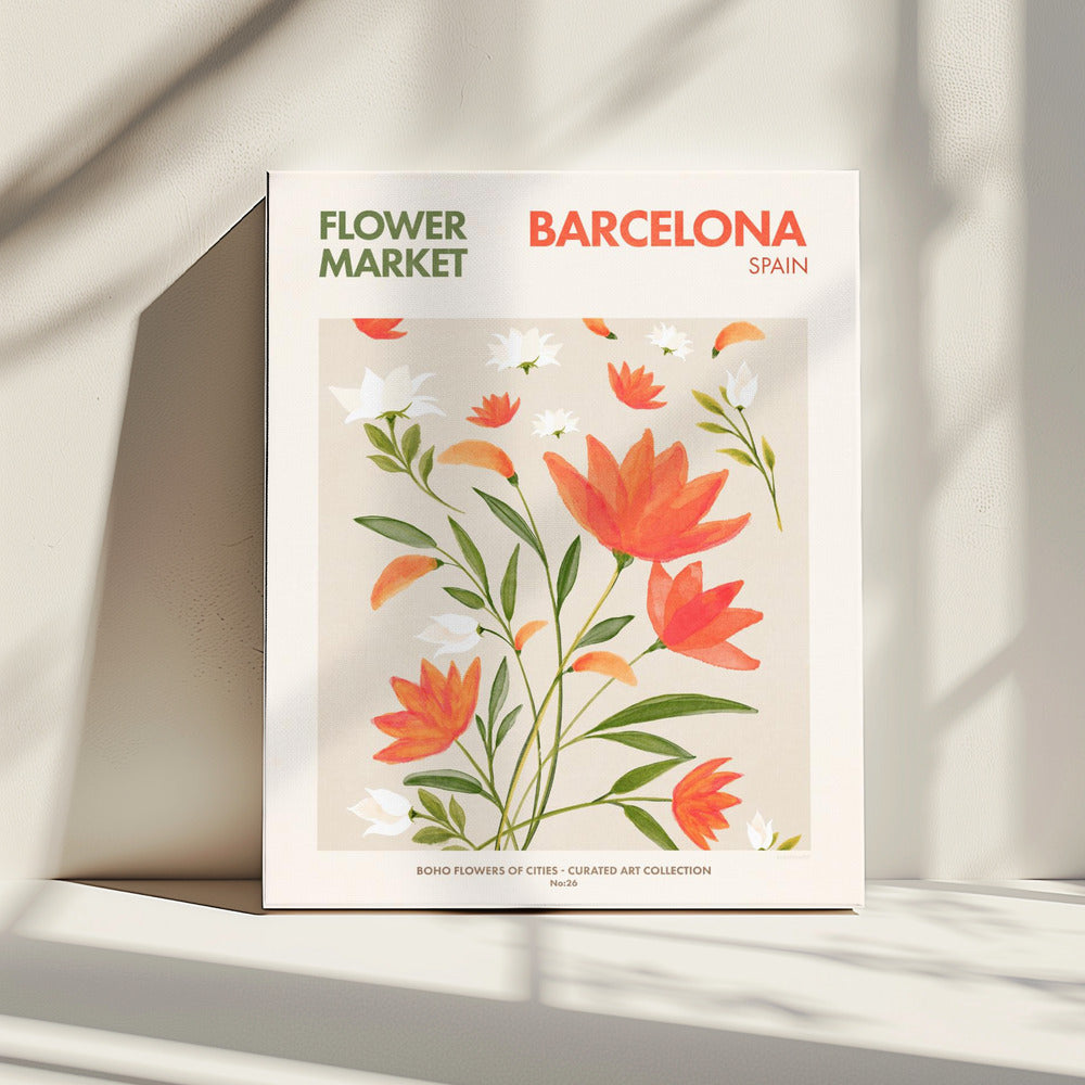 Barcelona Blooms | Leinwand