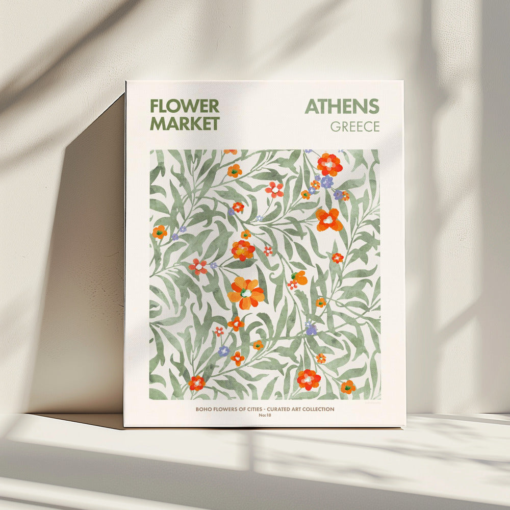 Blühendes Athen Essence | Leinwand