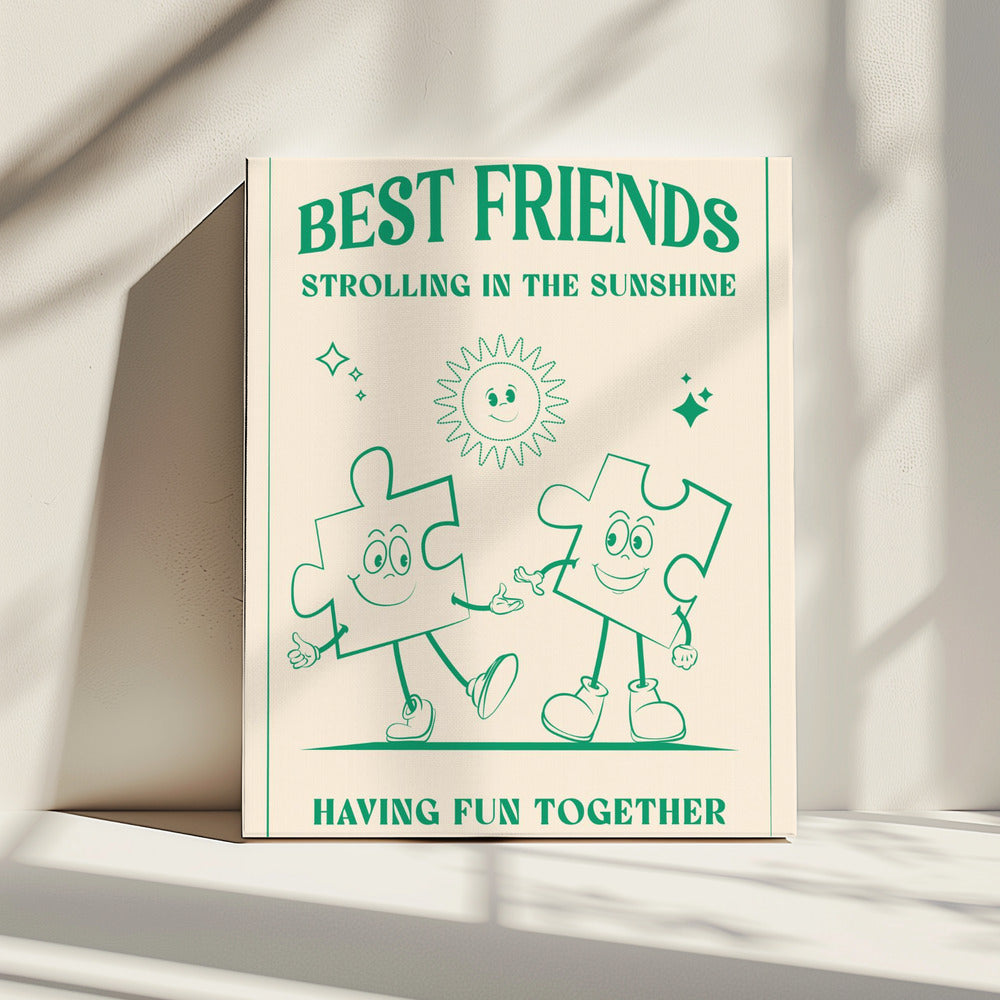 Beste Freunde | Leinwand