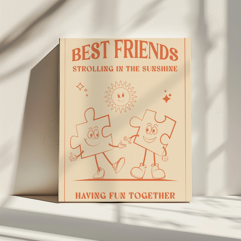 Beste Freunde | Leinwand