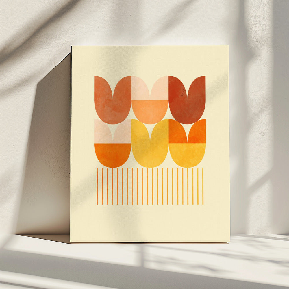 Spring Mid Rhapsody Orange 1 | Leinwand