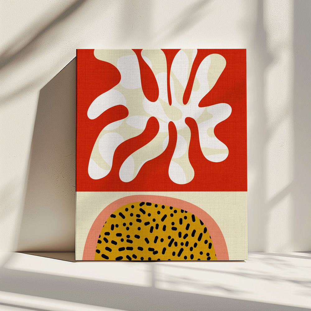 Mid Century Cut Outs | Leinwand