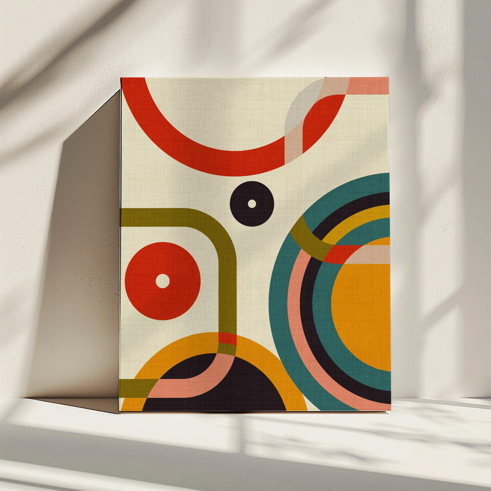 Mid Century Cirque | Leinwand
