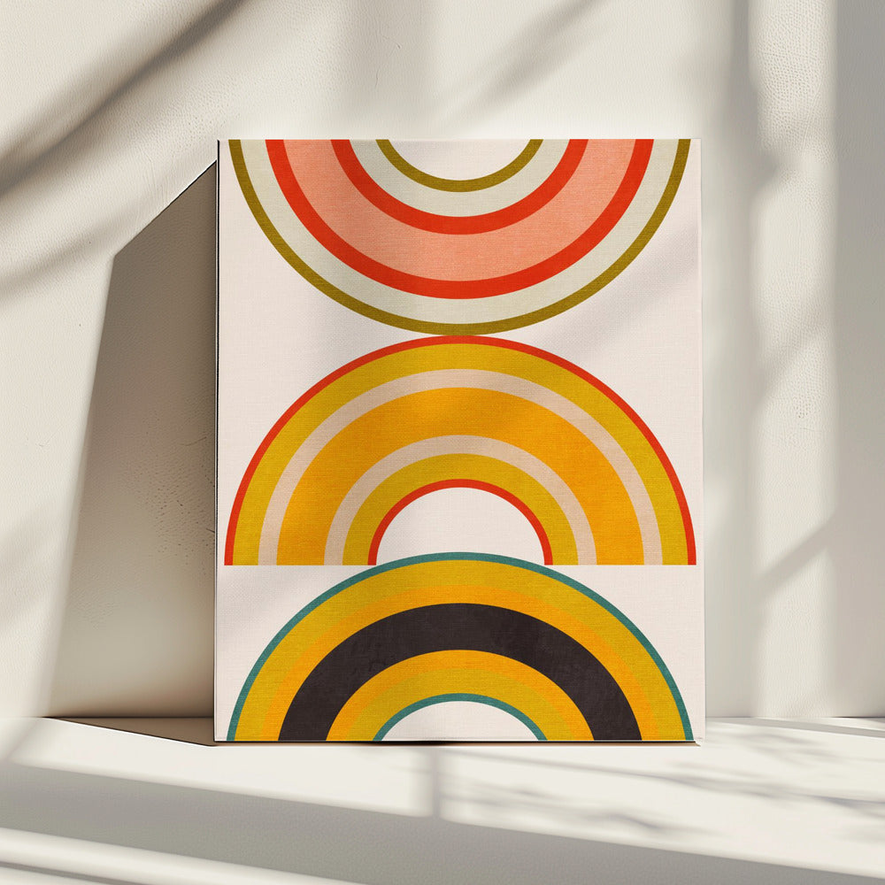 Regenbogensonnen 6 | Leinwand