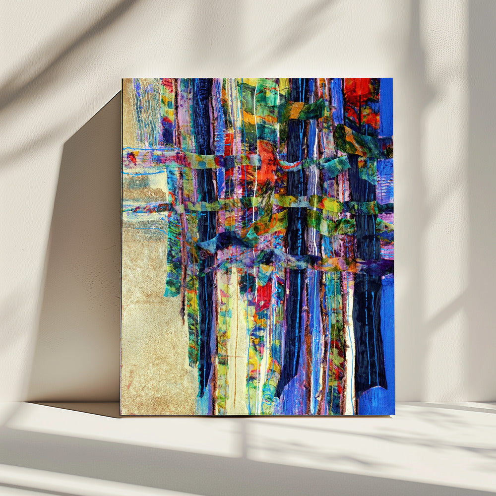 Bunte Kaskade | Leinwand