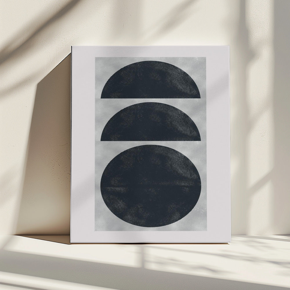 Geometrische Finsternis | Leinwand