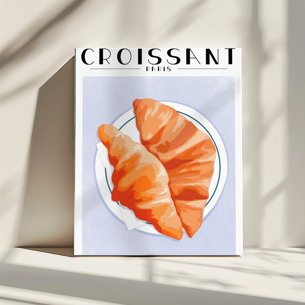 Croissant - Paris | Leinwand