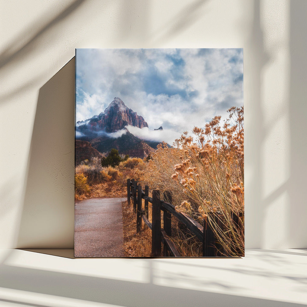 The trail to the rock | Canvas