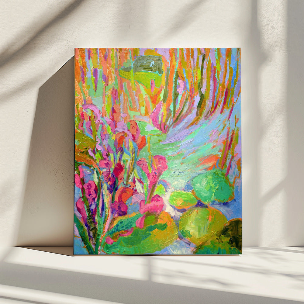 Lebendige Gartenträume | Leinwand