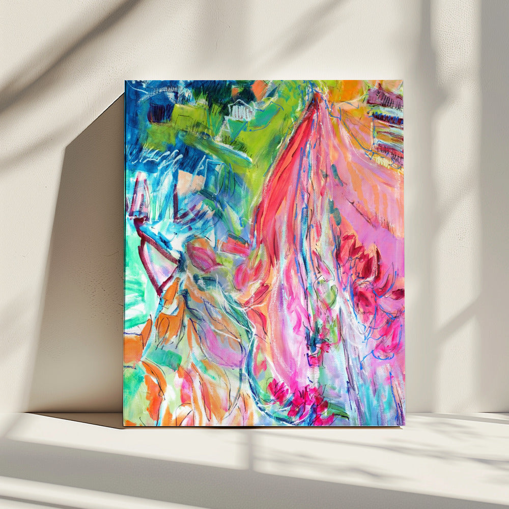 Lebendiger Wandteppich | Leinwand