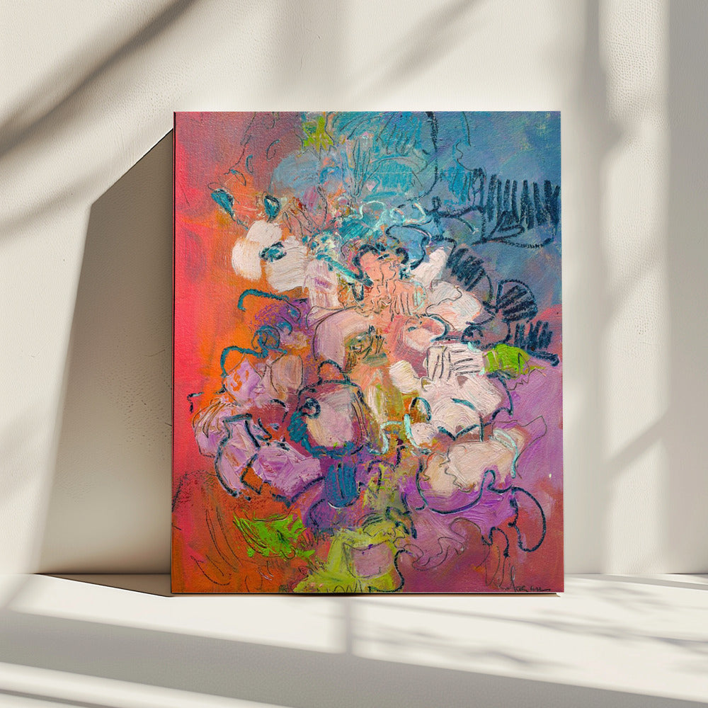 Florale Traumlandschaft | Leinwand