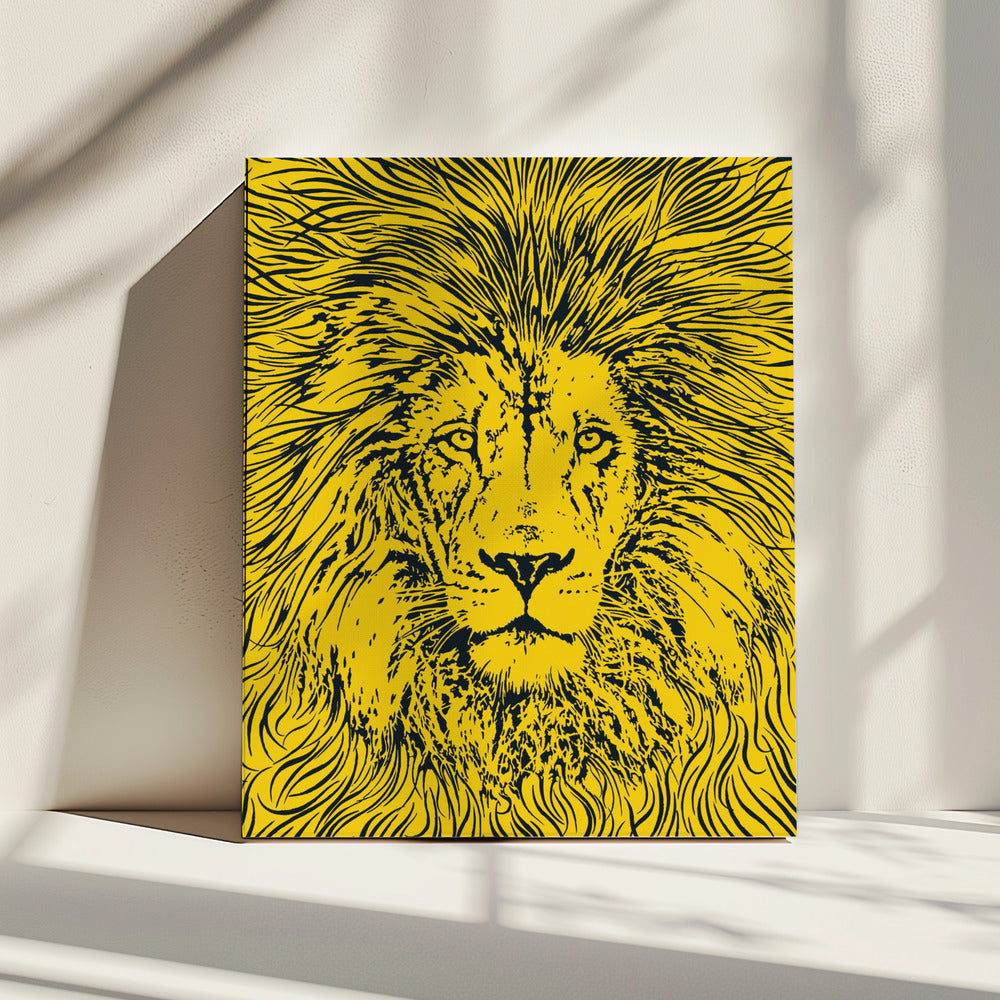 Lion Portrait – King of the Beasts | Canvas