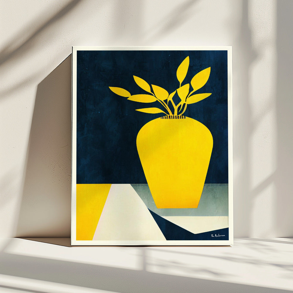 Les Fleurs Jaunes | Leinwand