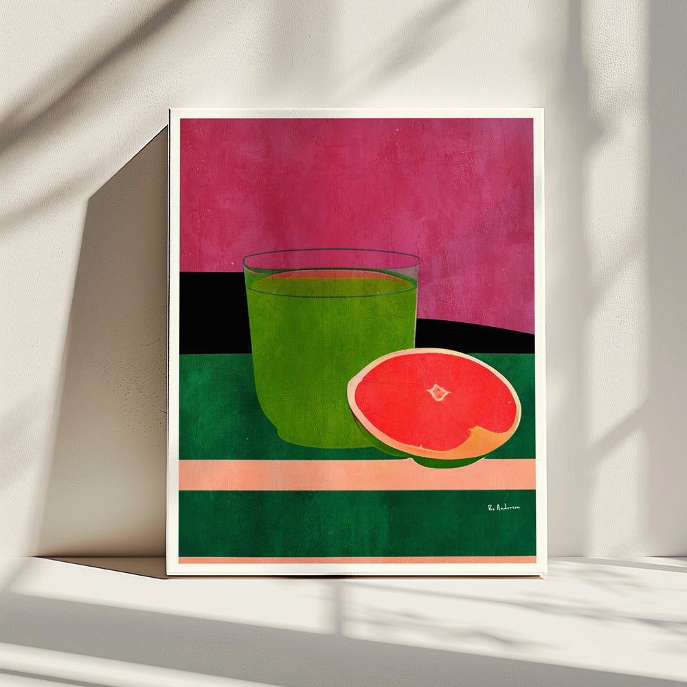 Pink, Little Grapefruit | Canvas