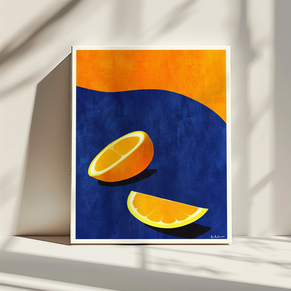 Petit Déjeuner, Deux Oranges | Canvas