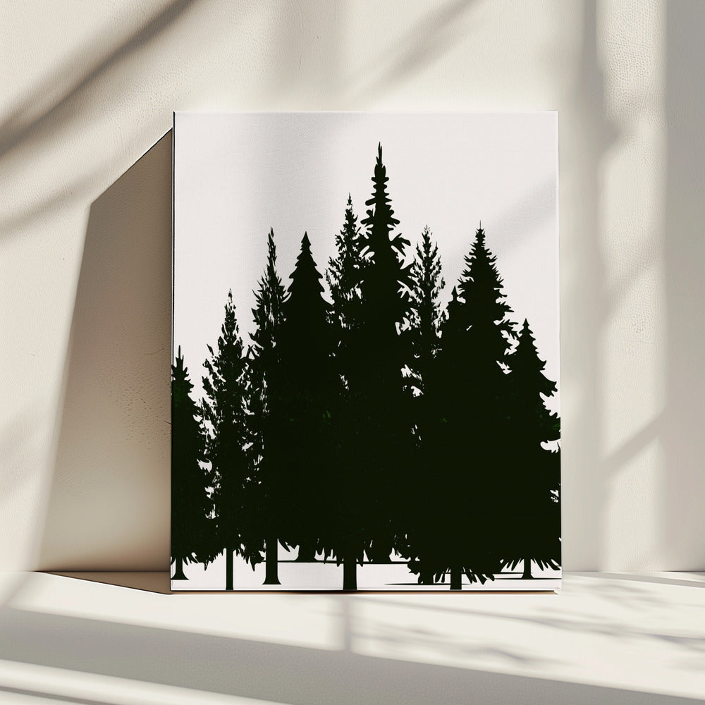 Tannenwald (dunkel) | Leinwand
