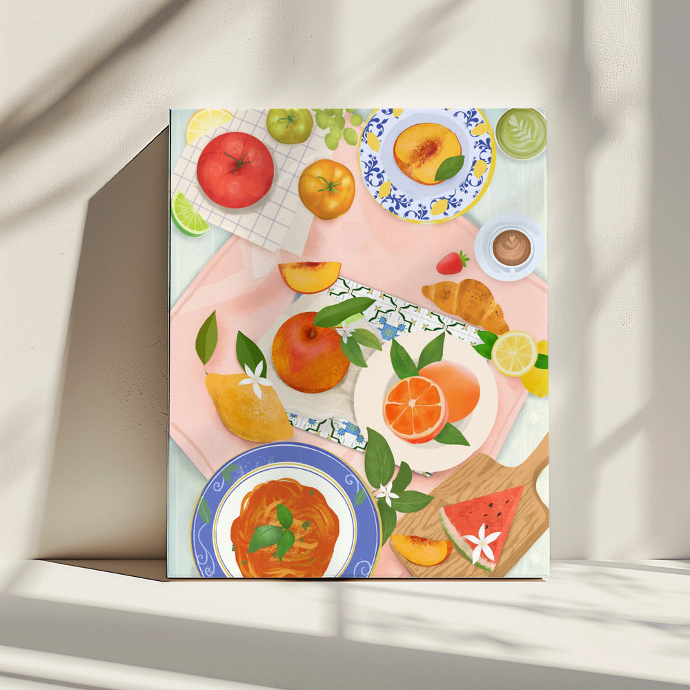Sommerbrunch | Leinwand