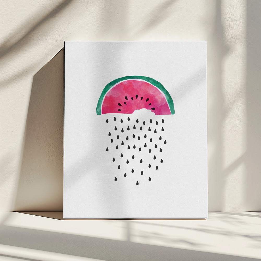 Wassermelonenregen | Leinwand