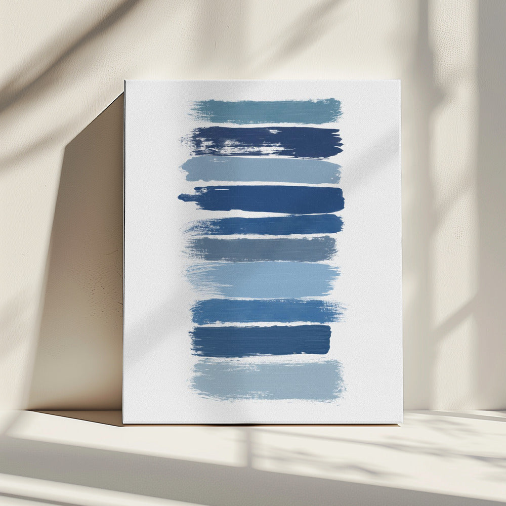 Ombre Blau | Leinwand