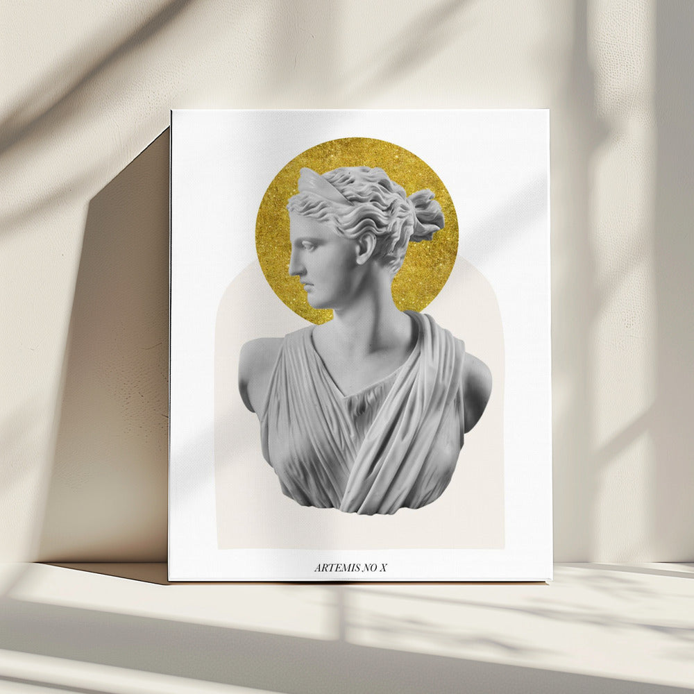 Goldene Göttin Artemis | Leinwand