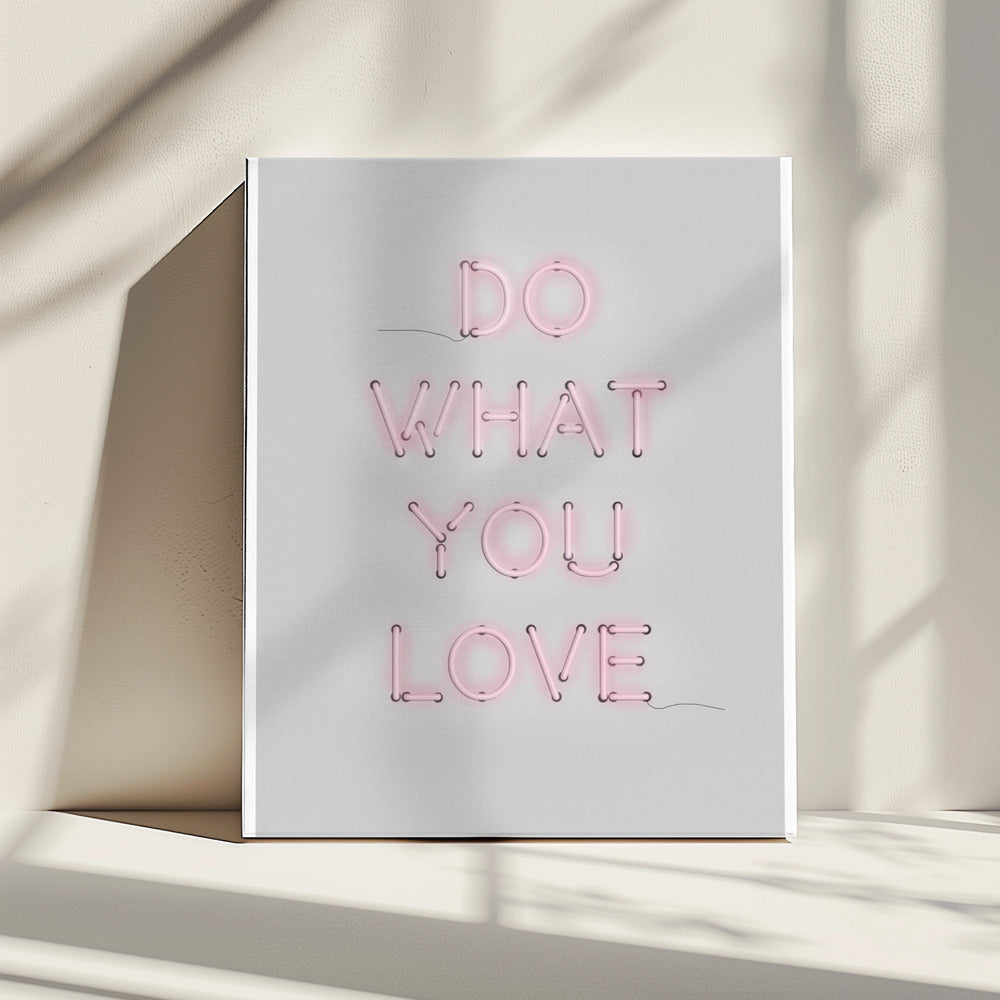 Neon Passion Botschaft | Leinwand