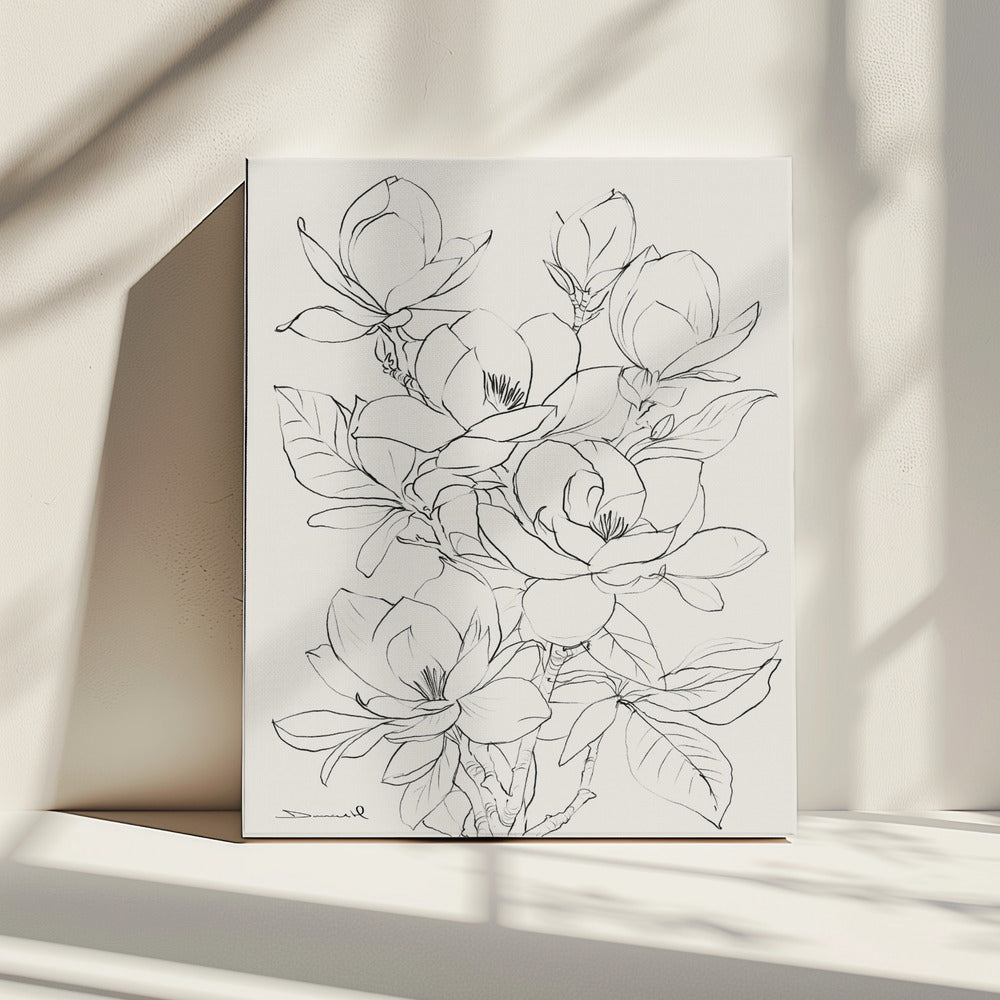 Magnolienbaum | Leinwand