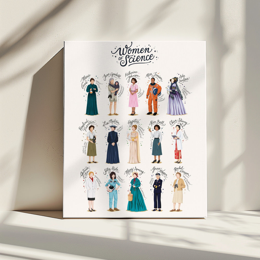 Frauen der Wissenschaft | Leinwand