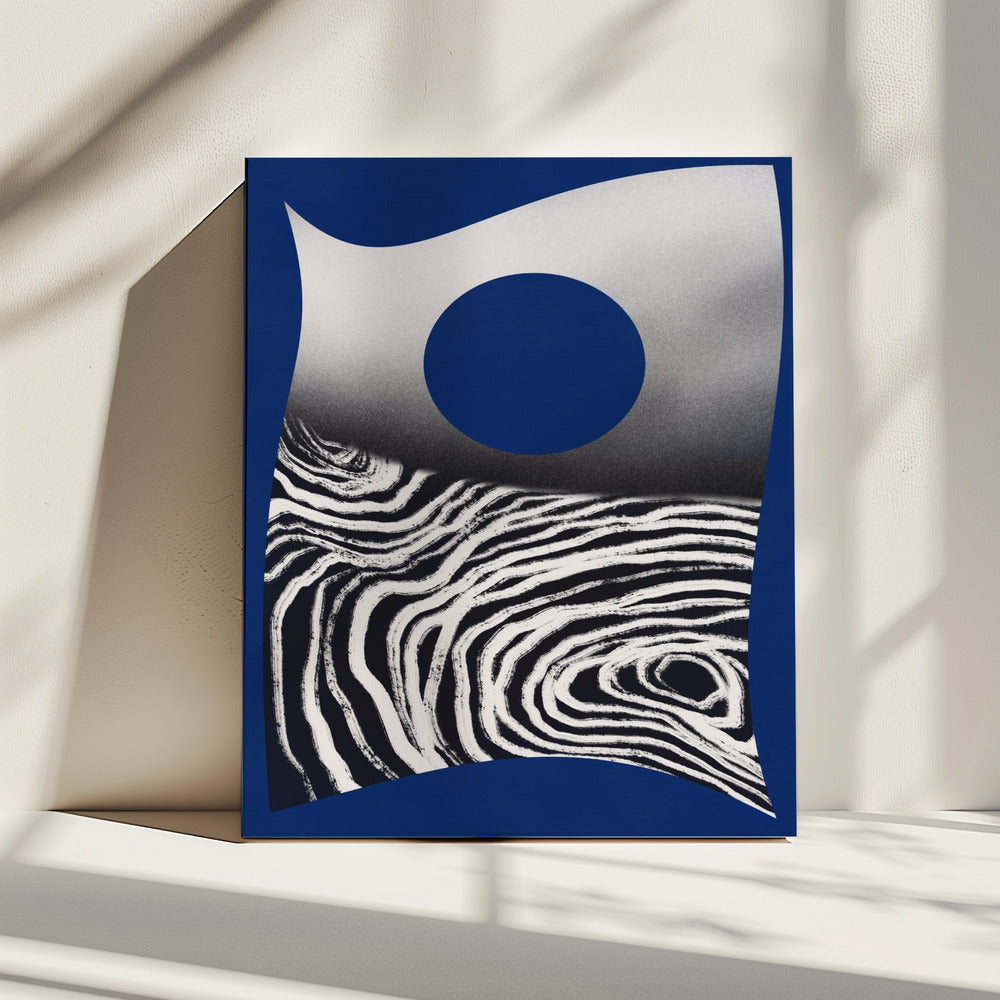 Zebra Mondwelle | Leinwand