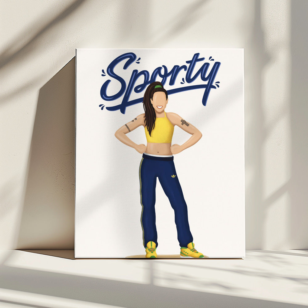 Sportliches Gewürz | Leinwand