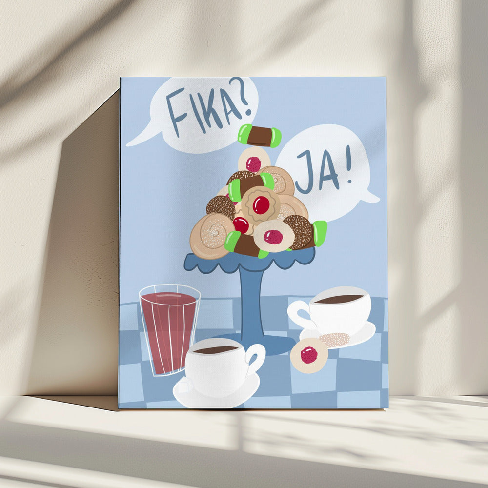 Swedish Fika Delight | Canvas