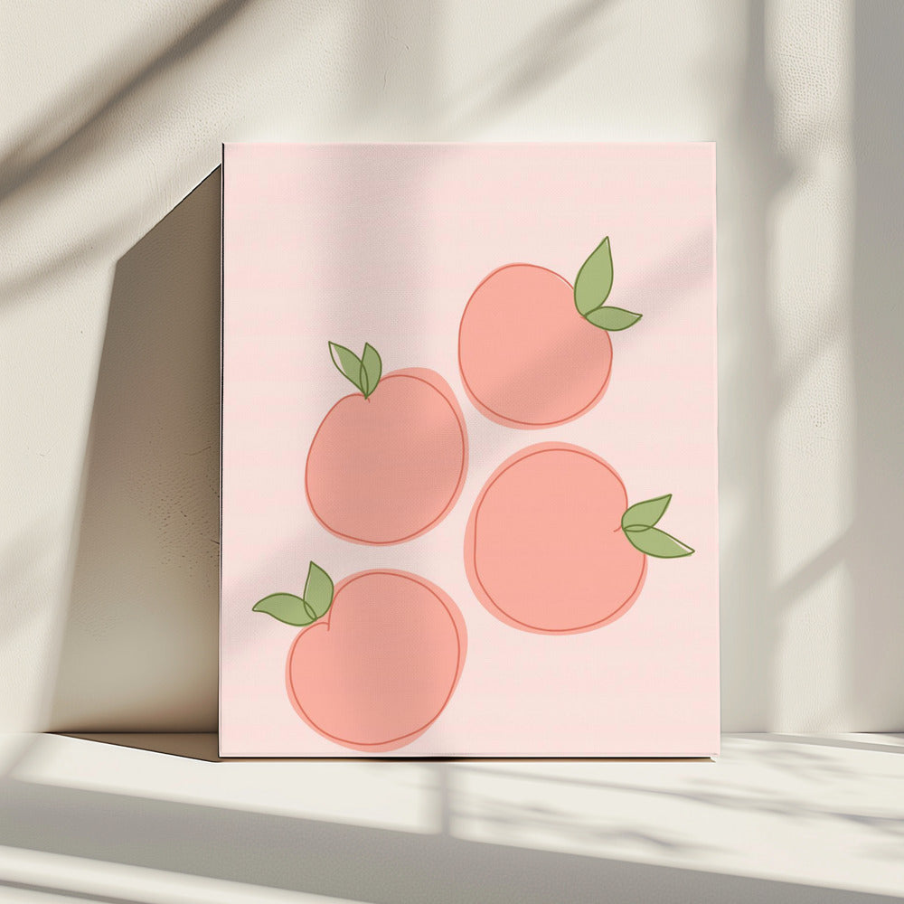 Peachy Quartet | Canvas