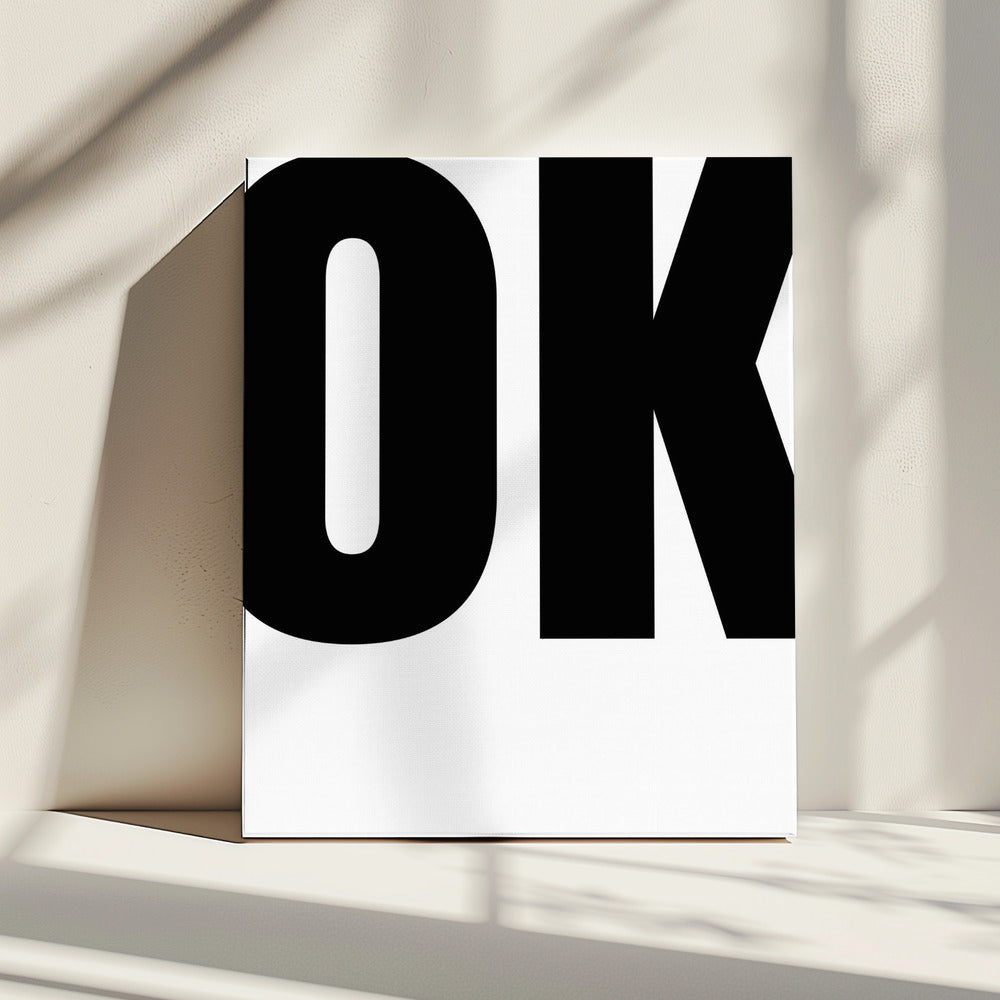 Bold Typography Statement | Canvas